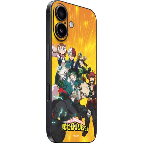 My Hero Academia Deku and Baku Team Season 6 iPhone 16 Plus Skin
